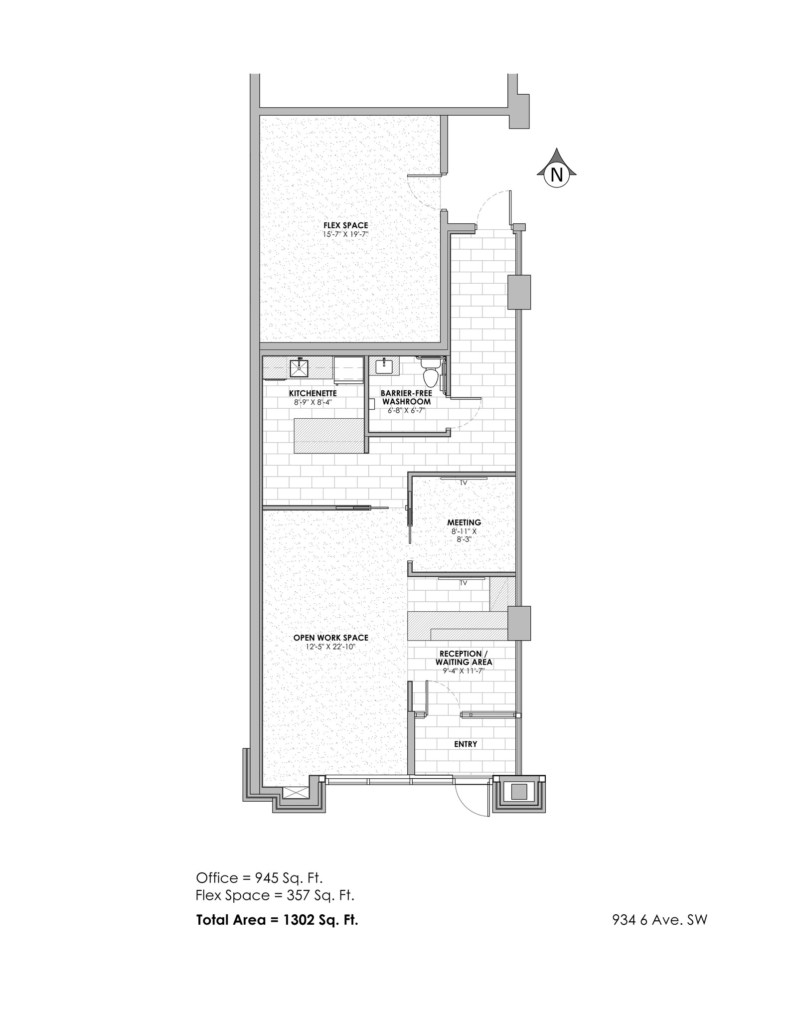 934 6 Av SW, Calgary, AB for lease Site Plan- Image 1 of 1