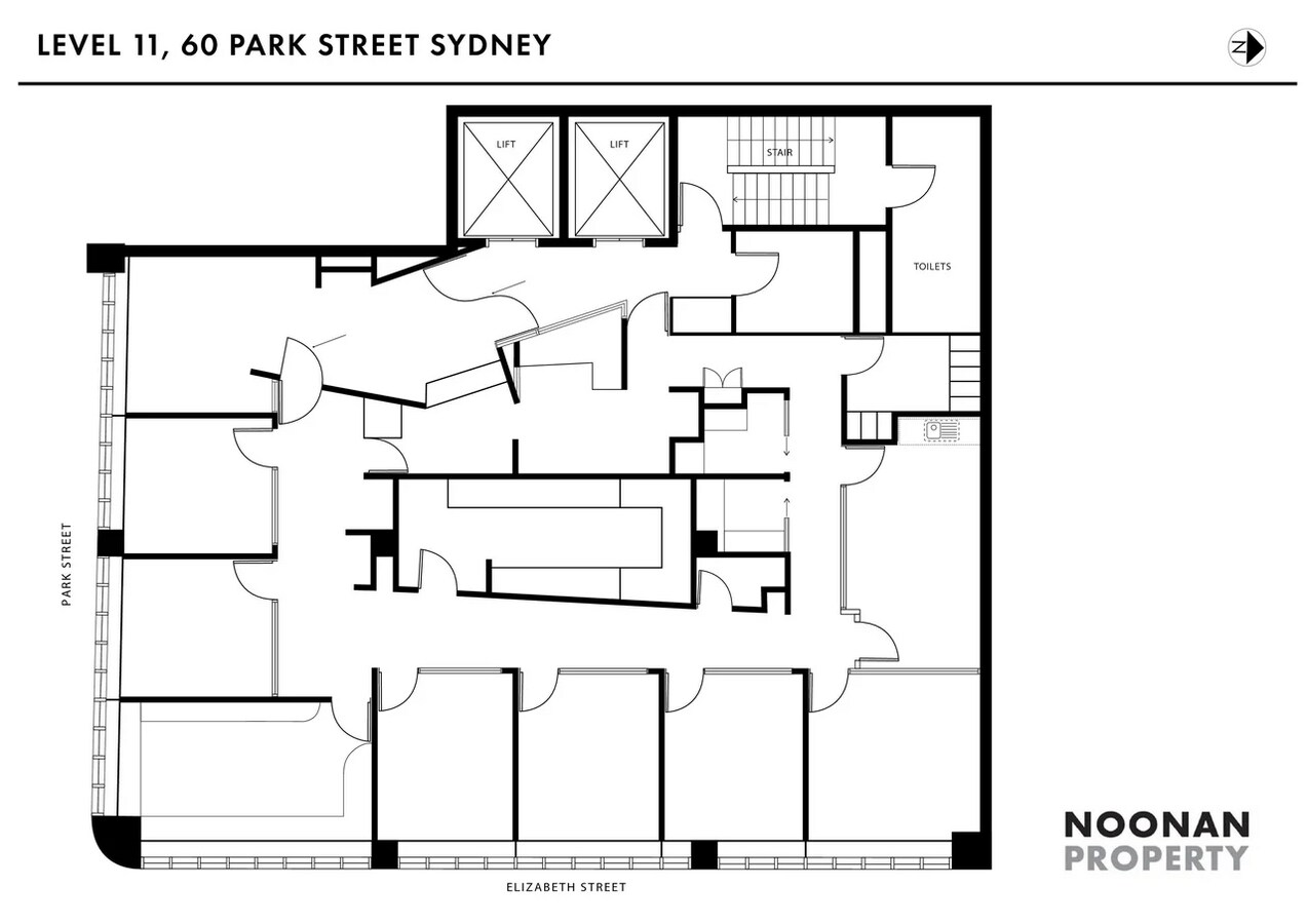 60 Park St, Sydney, NSW 2000 - Unit 11 -  - Floor Plan - Image 2 of 5