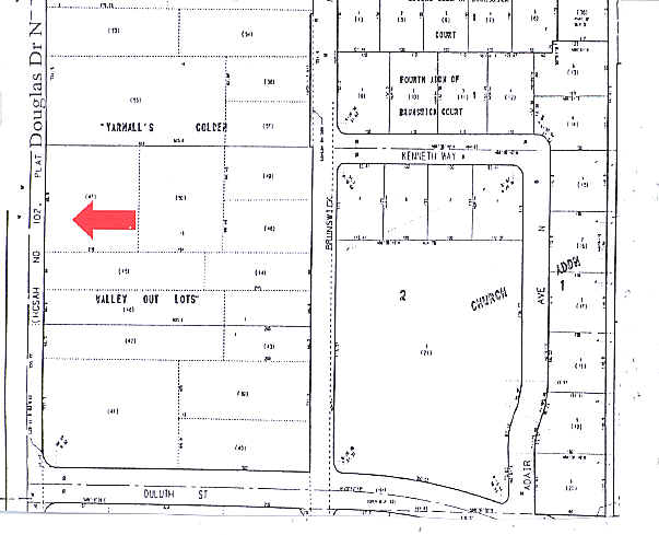2040 Douglas Dr N, Golden Valley, MN for lease - Plat Map - Image 2 of 5
