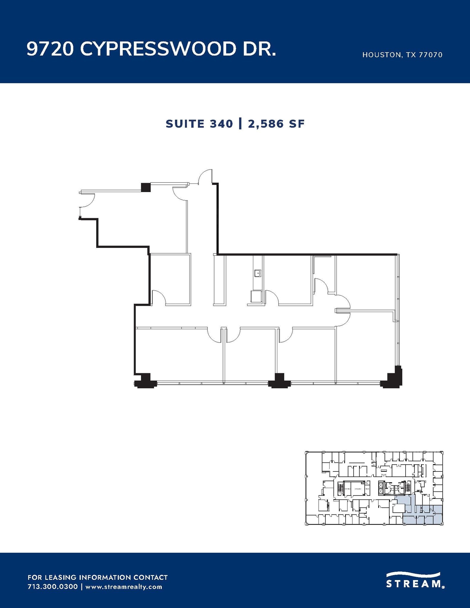 9720 Cypresswood Dr, Houston, TX for lease Floor Plan- Image 1 of 1