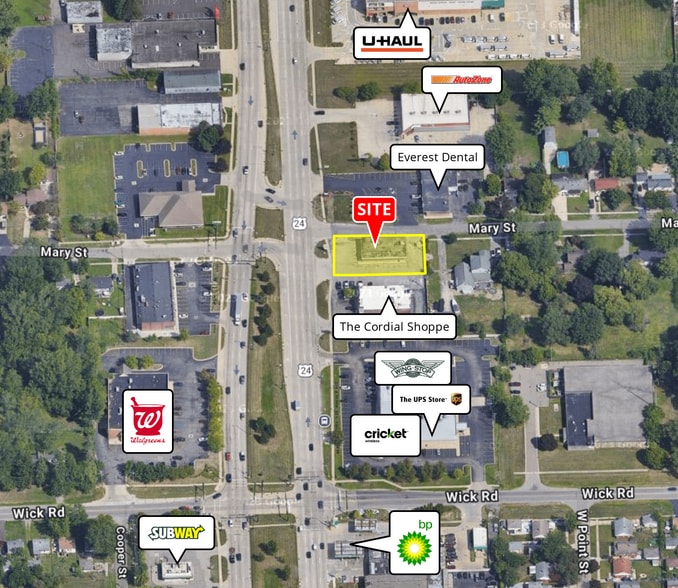 9015 Telegraph Rd, Taylor, MI for lease - Aerial - Image 2 of 7