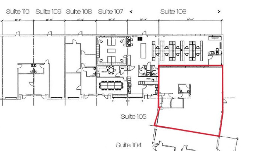 100 E Scotland Dr, Bear, DE à louer Plan d’étage- Image 1 de 2