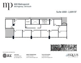600 Highway 169 S, Saint Louis Park, MN à louer Plan d’étage- Image 1 de 1