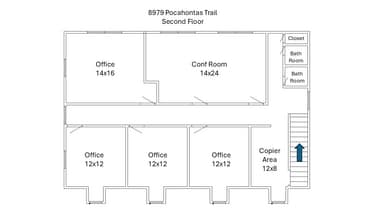 8979 Pocahontas Trl, Williamsburg, VA for lease Floor Plan- Image 2 of 28