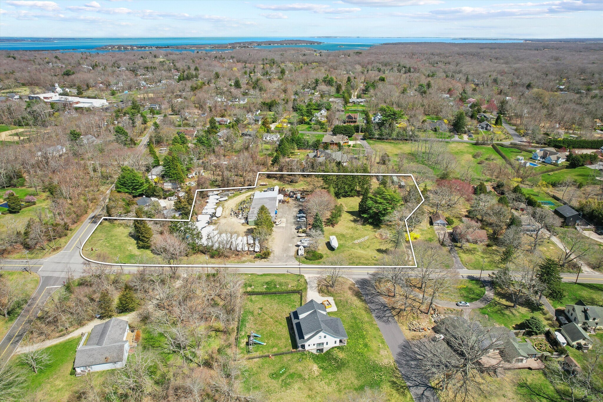 1 S Midway Rd, Shelter Island, NY à vendre Aérien- Image 1 de 19