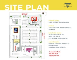 Plus de détails pour 7802-7830 N 12th St, Phoenix, AZ - Commerce de détail à louer