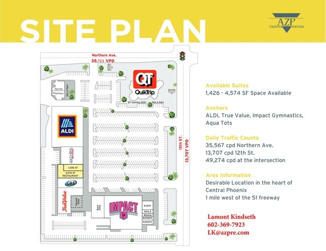 More details for 7802-7830 N 12th St, Phoenix, AZ - Retail for Lease