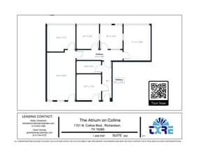 1701 N Collins Blvd, Richardson, TX à louer Plan d’étage- Image 1 de 1
