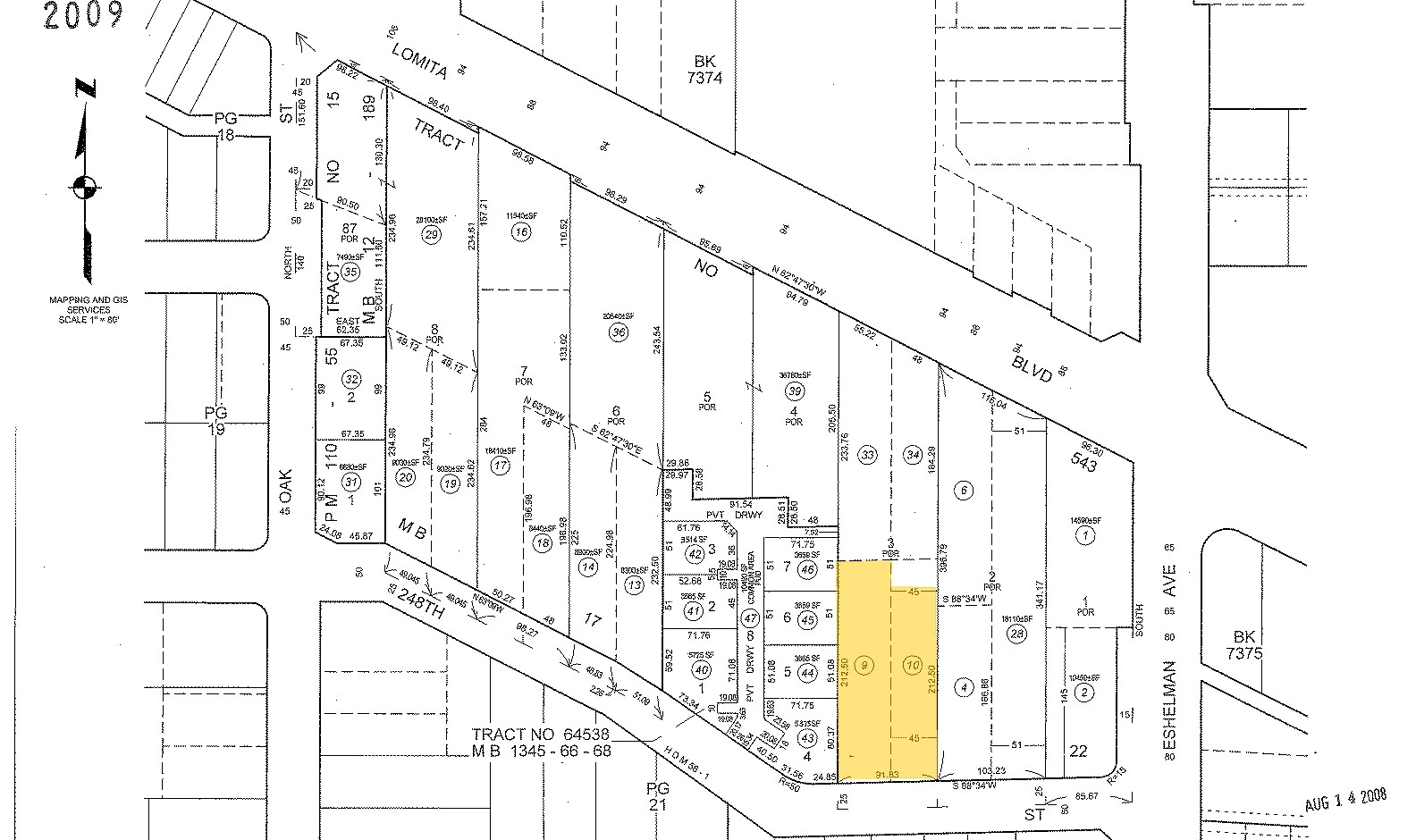 2020 Lomita Blvd, Lomita, CA à louer Plan cadastral- Image 1 de 2