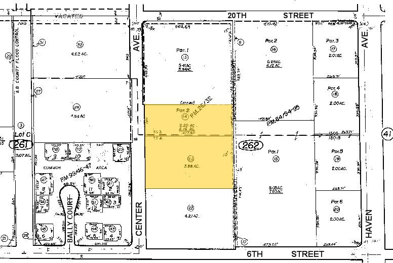 9177 Center Ave, Rancho Cucamonga, CA for sale - Plat Map - Image 3 of 6