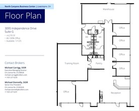 3095 Independence Dr, Livermore, CA à louer Plan d  tage- Image 1 de 1