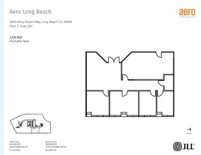 3900 Kilroy Airport Way, Long Beach, CA à louer Plan d’étage- Image 1 de 1