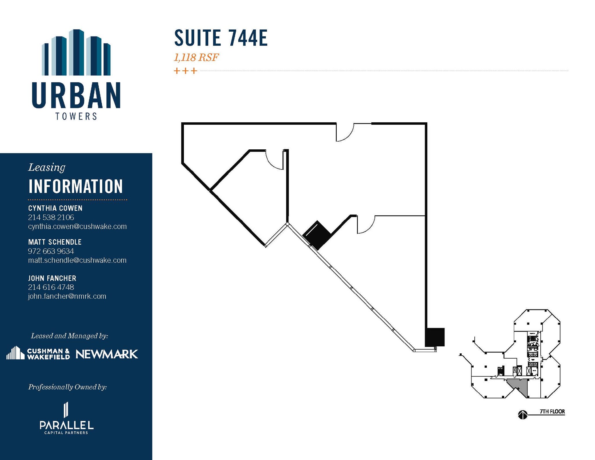 222 W Las Colinas Blvd, Irving, TX à louer Plan d’étage- Image 1 de 2