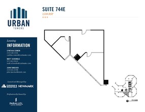 222 W Las Colinas Blvd, Irving, TX à louer Plan d’étage- Image 1 de 2