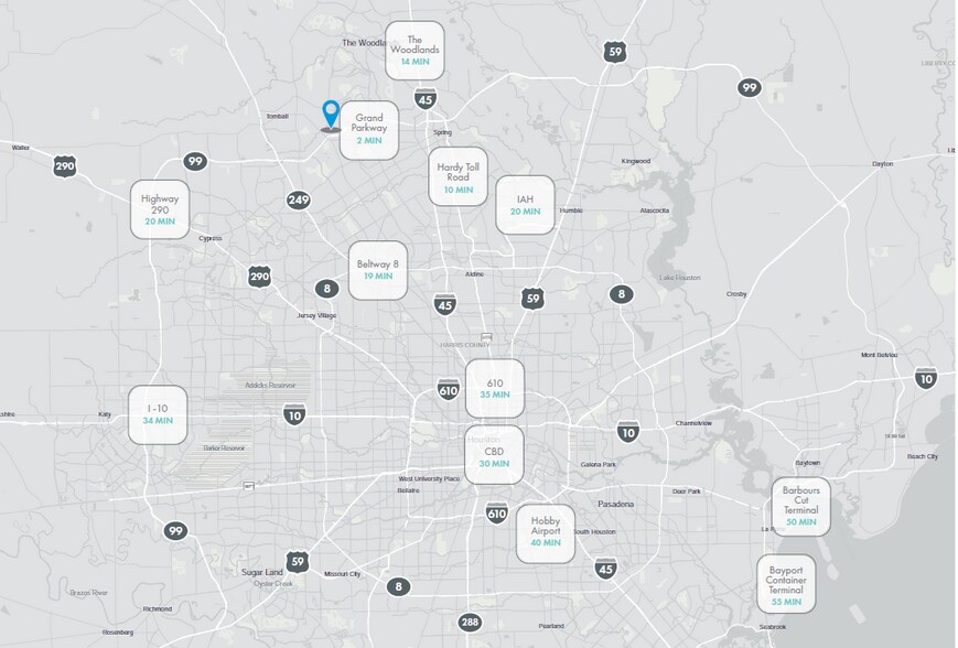 0 Stuebner Airline Rd, Tomball, TX à vendre - Carte - Image 3 de 4