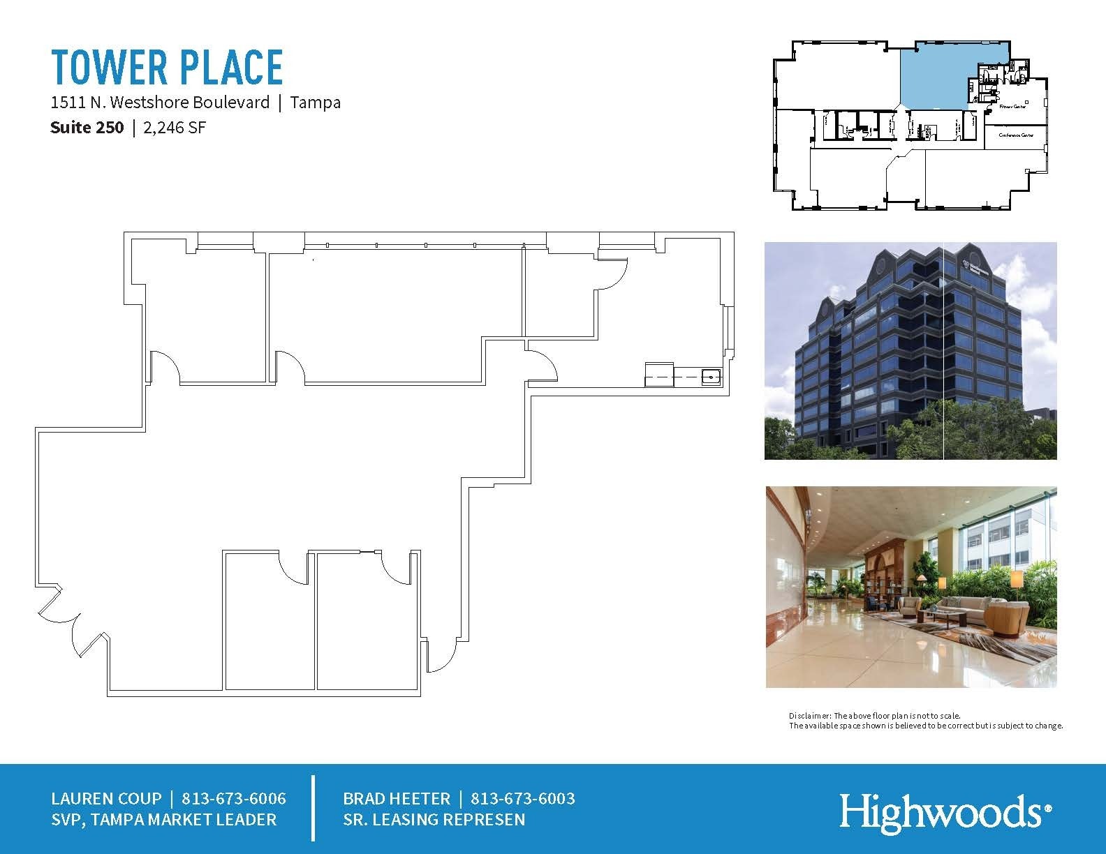 1511 N Westshore Blvd, Tampa, FL à louer Plan d’étage- Image 1 de 2