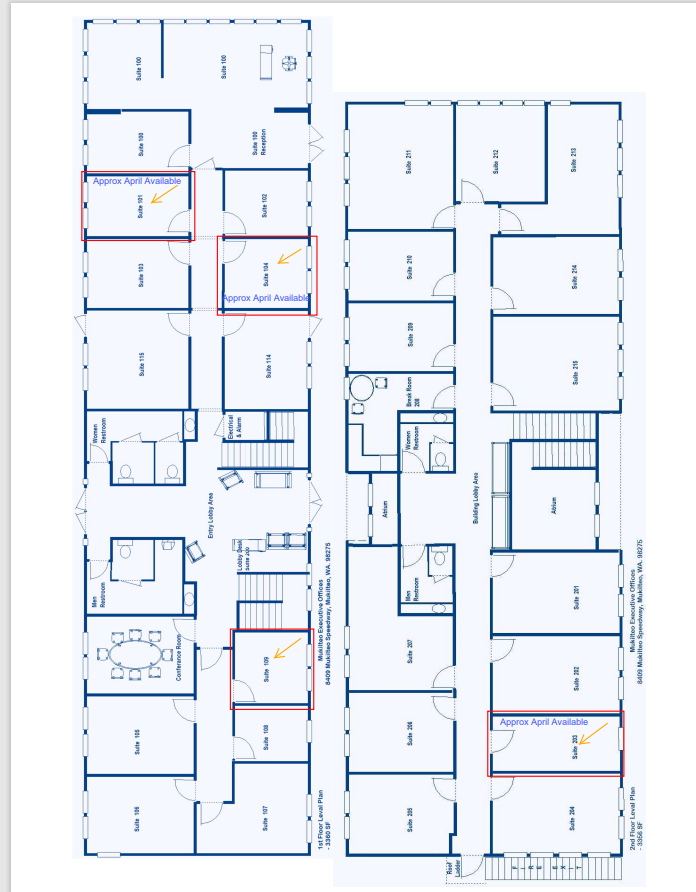 8490 Mukilteo Speedway, Mukilteo, WA à louer Plan d’étage- Image 1 de 1