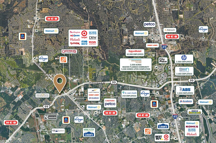 W/NWC Grand Parkway & Kuykendahl, Spring, TX à vendre - Photo du bâtiment - Image 3 de 3