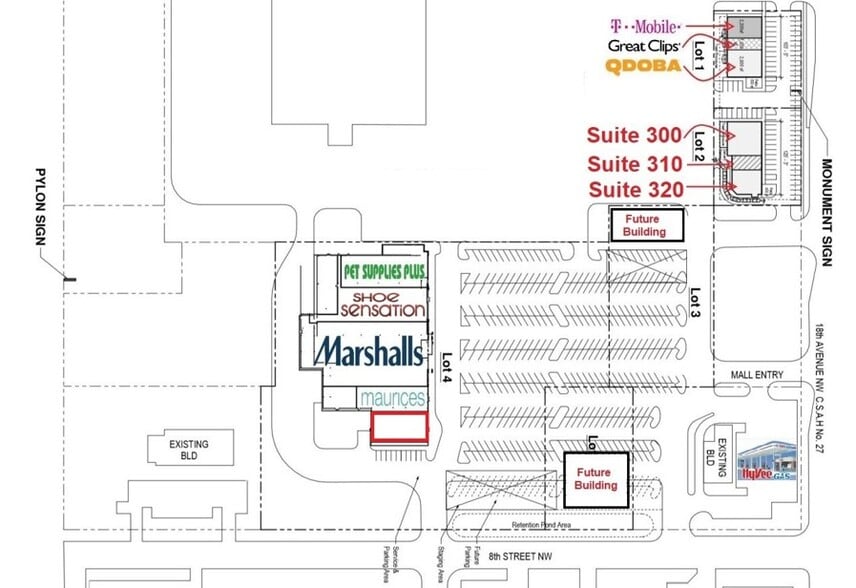1001 18th Ave NW, Austin, MN for sale - Site Plan - Image 3 of 4