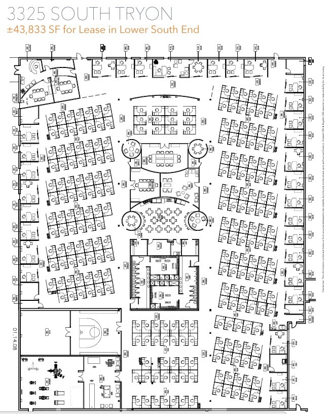 3325 S Tryon St, Charlotte, NC for lease Floor Plan- Image 1 of 1