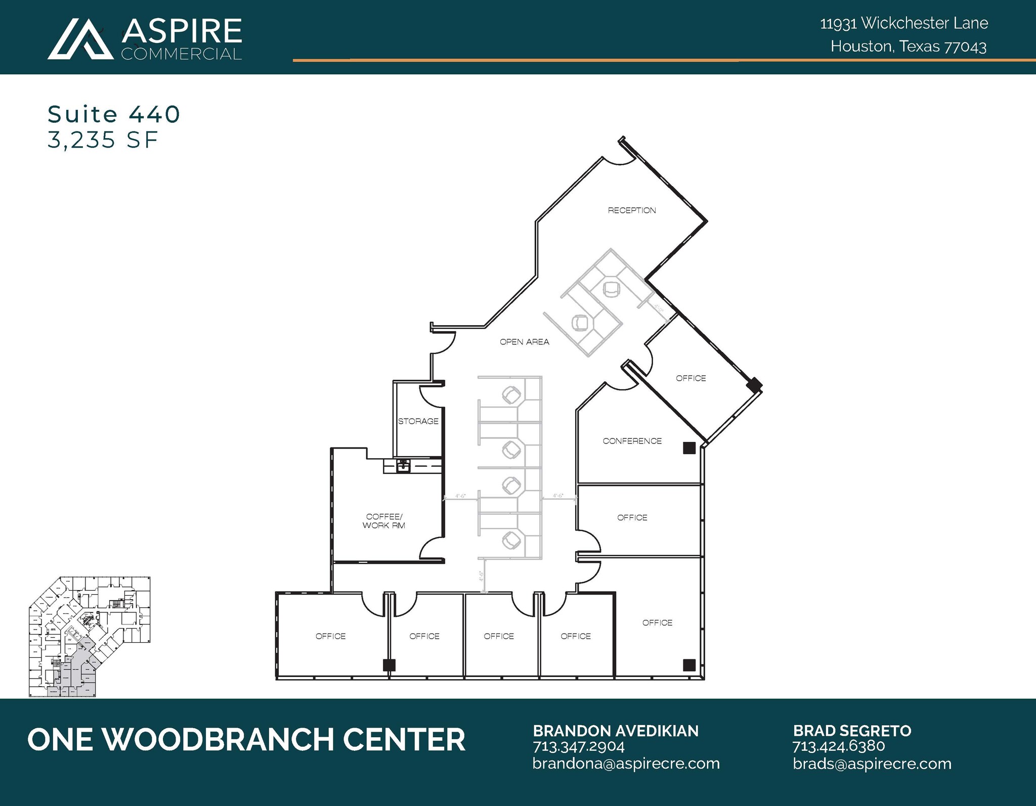 11931 Wickchester Ln, Houston, TX for lease Floor Plan- Image 1 of 1