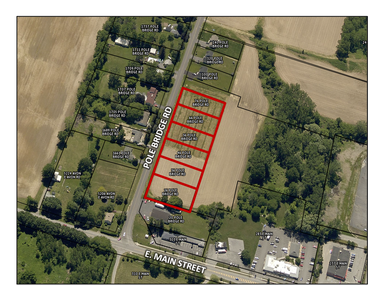 76 Pole Bridge rd, Avon, NY for sale - Aerial - Image 1 of 3