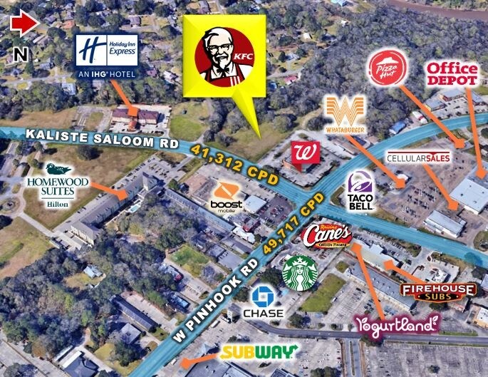 200 E Kaliste Saloom Rd, Lafayette, LA à louer - Photo du bâtiment - Image 2 de 6