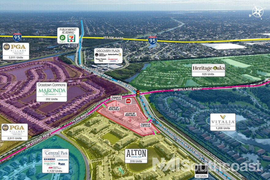 0 Crosstown Pkwy & SW Village Pkwy, Port Saint Lucie, FL for sale - Building Photo - Image 2 of 9