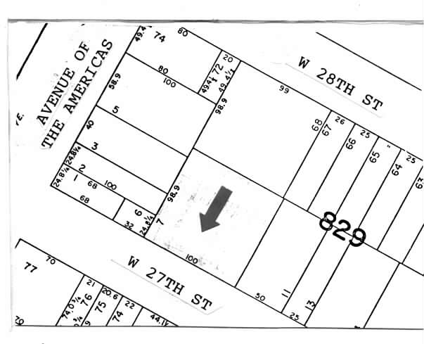49-55 W 27th St, New York, NY à louer - Plan cadastral - Image 2 de 13