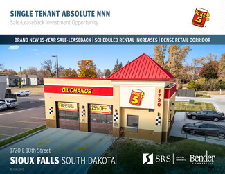 Plus de détails pour 1720 E 10th St, Sioux Falls, SD - Vente au détail à vendre