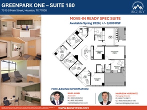 7515 S Main St, Houston, TX for lease Floor Plan- Image 1 of 1