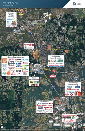 Plus de détails pour 1180 Jonesboro Rd, McDonough, GA - Terrain à louer