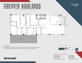 10375 E Harvard Ave, Denver, CO for lease Floor Plan- Image 1 of 1