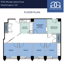 1730 Rhode Island Ave NW, Washington, DC à louer Plan d  tage- Image 1 de 5