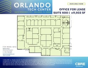 12479 Research Pky, Orlando, FL à louer Plan de site- Image 1 de 1