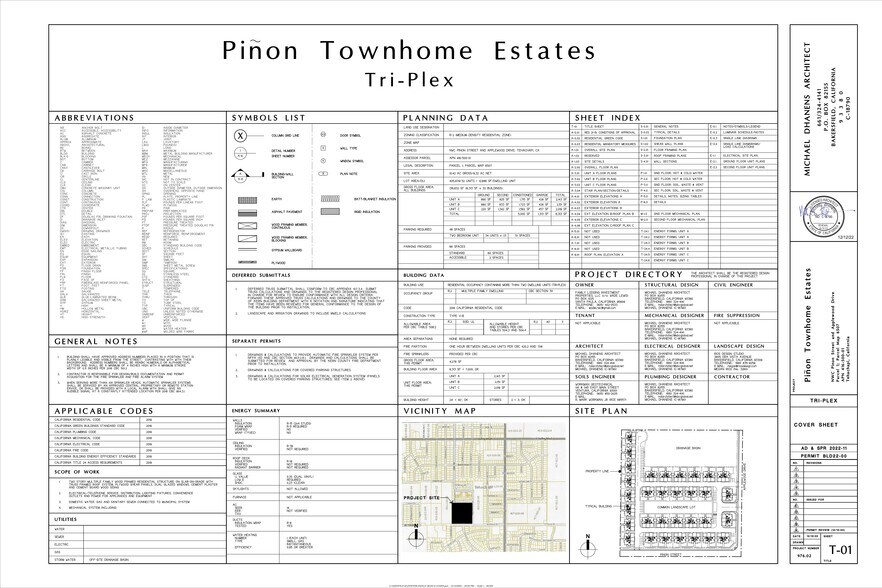 NWC Pinion St, Tehachapi, CA à vendre - Plan de site - Image 3 de 3