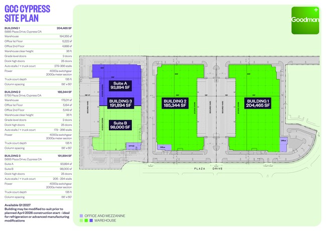 Plus de détails pour 5757 Plaza Dr, Cypress, CA - Industriel à louer