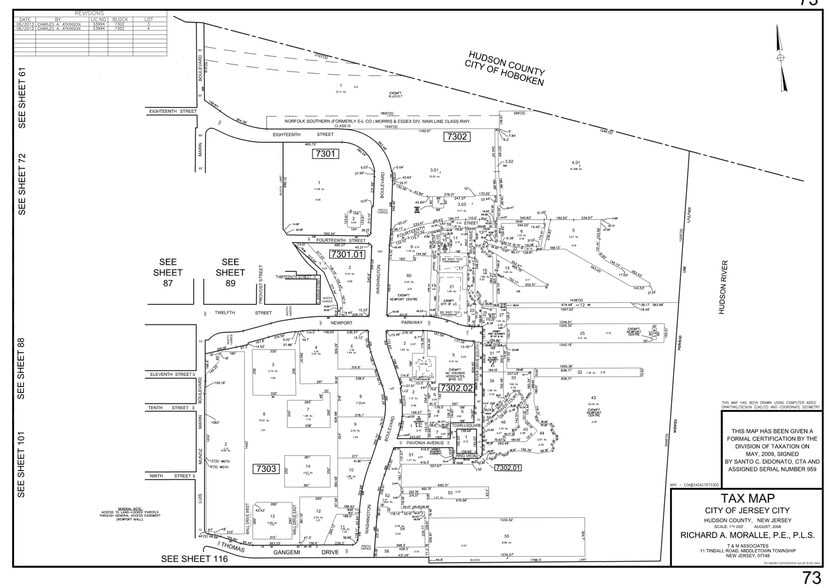 499 Washington Blvd, Jersey City, NJ for lease - Plat Map - Image 2 of 20