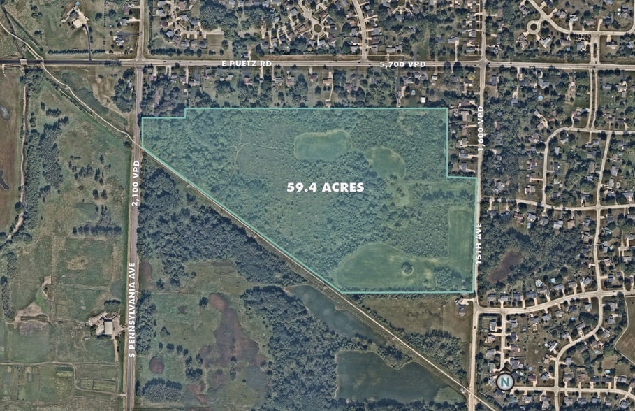 SWQ E Puetz Road & 15th Ave, Oak Creek, WI for sale - Primary Photo - Image 1 of 3