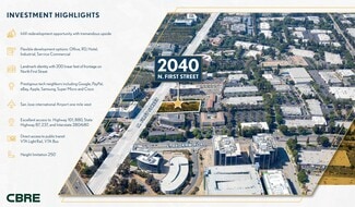 Plus de détails pour 2040 N 1st St, San Jose, CA - Terrain à vendre