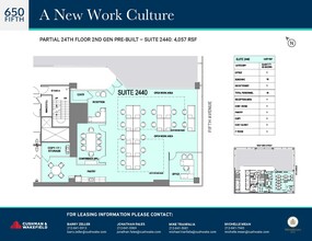 650 Fifth Ave, New York, NY for lease Floor Plan- Image 2 of 2