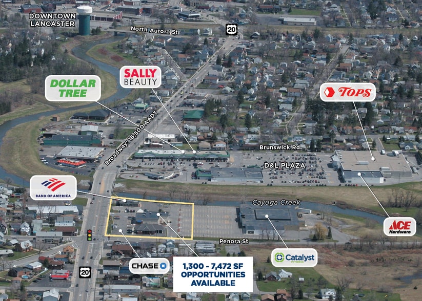 5075-5091 Broadway, Depew, NY for lease - Aerial - Image 2 of 2