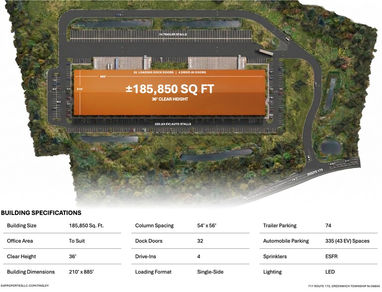 717 State Route 173, Greenwich Township, NJ à louer - Photo du bâtiment - Image 2 de 3