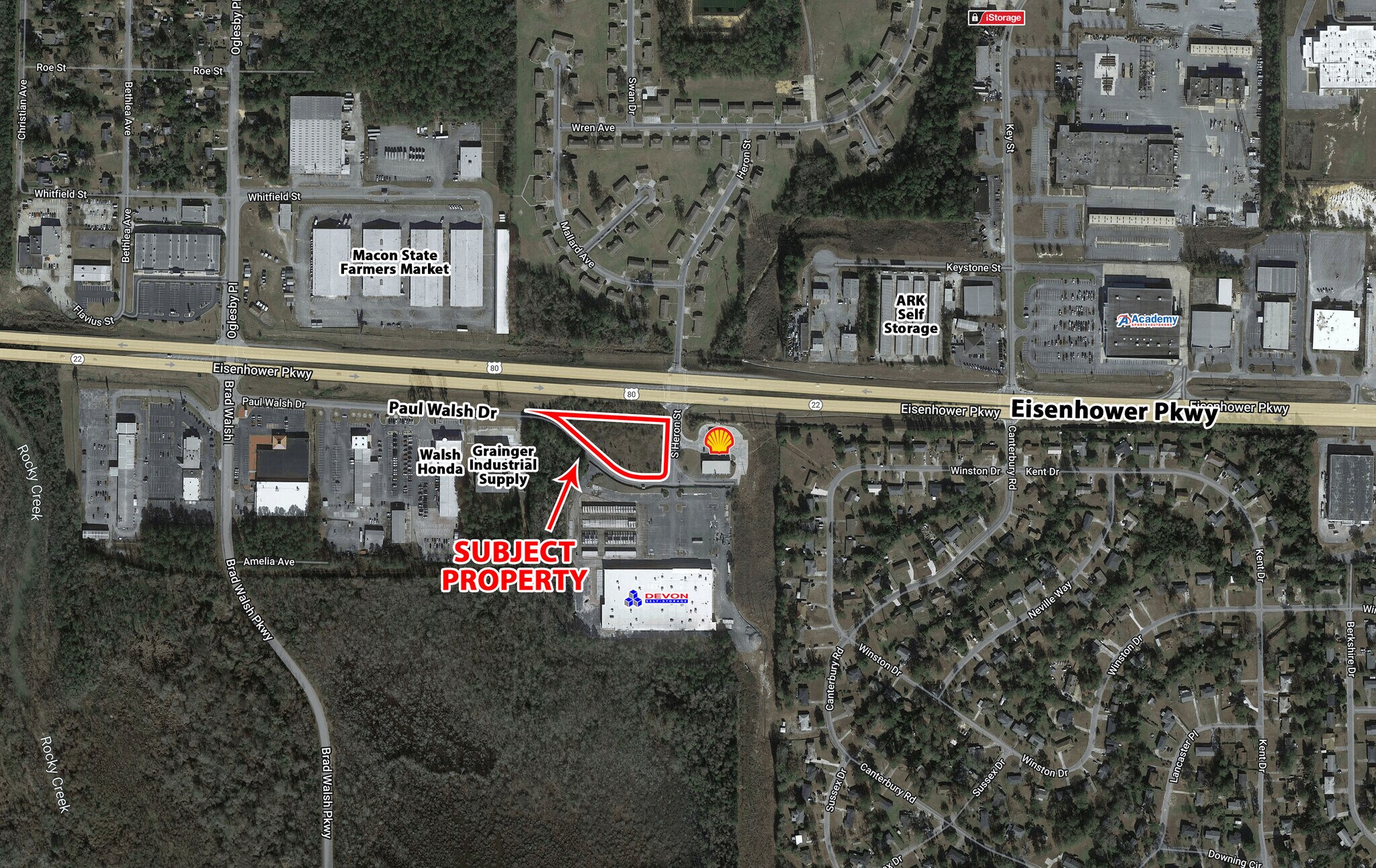 1901 Paul Walsh Dr, Macon-Bibb, GA à vendre Aérien- Image 1 de 5