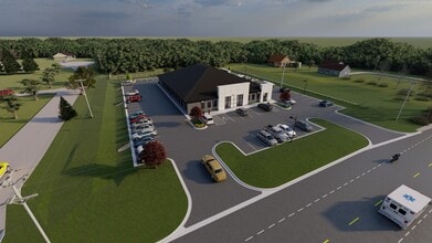 21555 Pontiac Trl, South Lyon, MI - AERIAL  map view