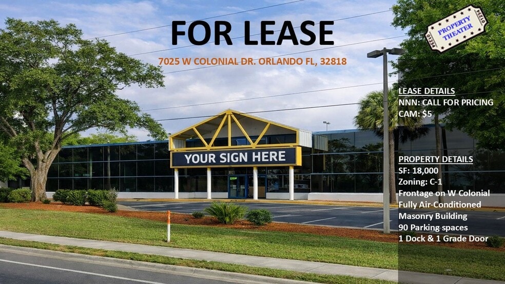 7025 W Colonial Dr, Orlando, FL for lease - Primary Photo - Image 1 of 4