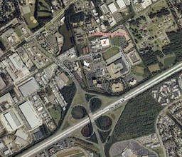 804 Greenbrier Cir, Chesapeake, VA - AERIAL  map view