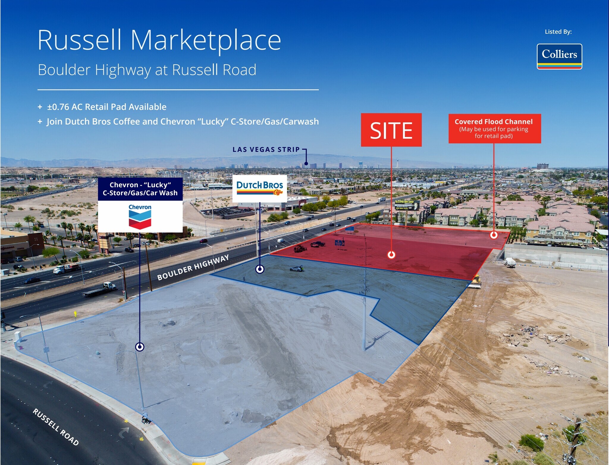 E Russell Rd, Henderson, NV for lease Site Plan- Image 1 of 3
