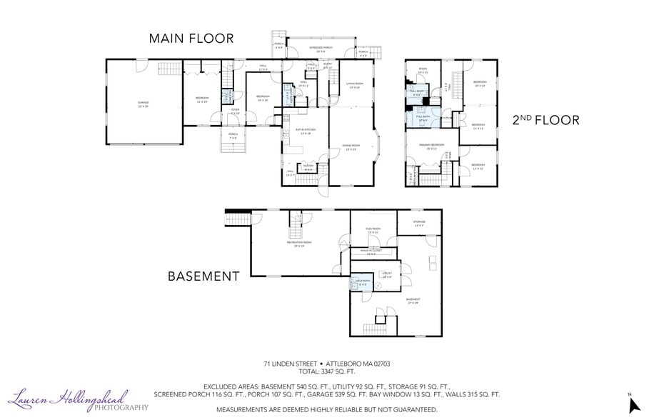 71 Linden St, Attleboro, MA à vendre - Plan d’étage - Image 2 de 3