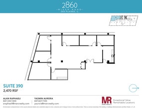 2860 S River Rd, Des Plaines, IL à louer Plan d’étage- Image 1 de 1
